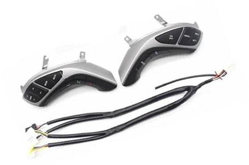 ZAPYVET Auto-Tempomat-Taste, for Hyundai, for Elantra, I30 2012 2013 2014 2015 at MT Auto-Lenkrad-Taste Audio-Telefon BT Tempomat-Autoschalter(Black 12pins) von ZAPYVET