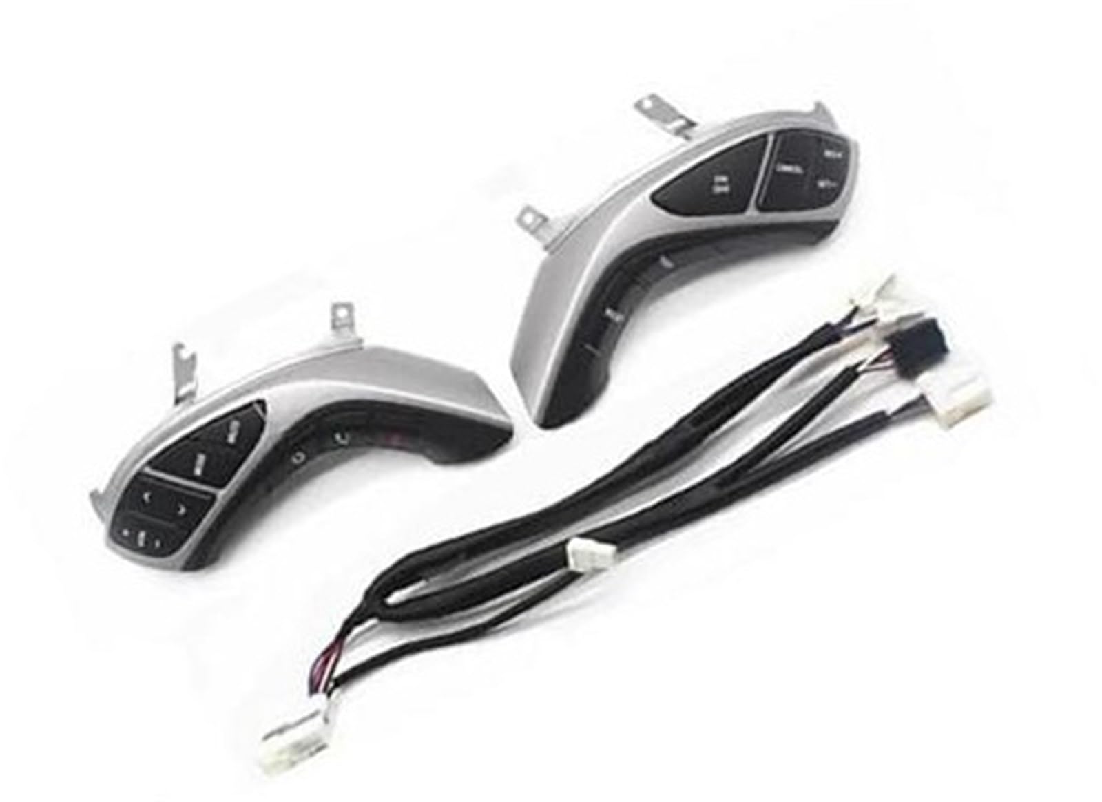 ZAPYVET Auto-Tempomat-Taste, for Hyundai, for Elantra, I30 2012 2013 2014 2015 at MT Auto-Lenkrad-Taste Audio-Telefon BT Tempomat-Autoschalter Innenraum-Bedienschalter-Set für Autos(Black 14pins) von ZAPYVET