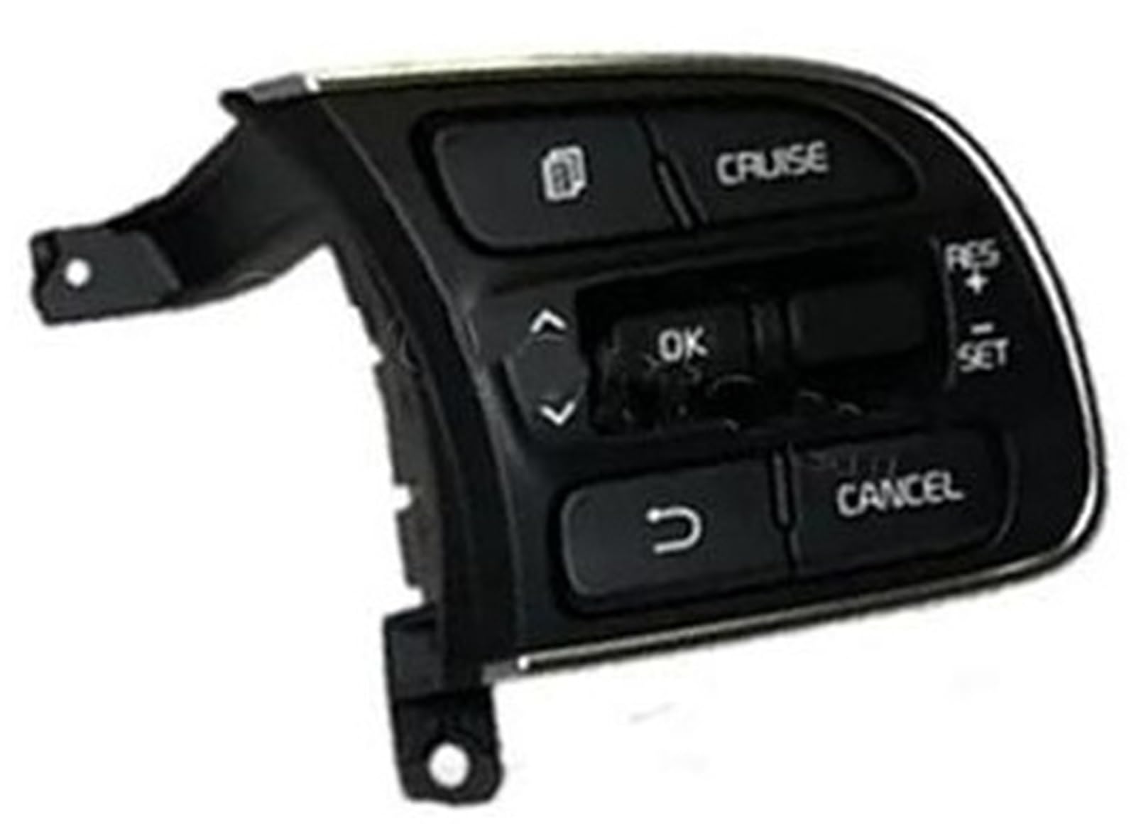 ZAPYVET Auto-Tempomat-Taste, for Kia, K5 2016 2017 2018 96720-D9010 Auto-Multifunktions-Lenkrad-Cruise-Taste Audio-Lautstärke-Einstellschalter Tastenschalter(Black Cruise Control Button) von ZAPYVET