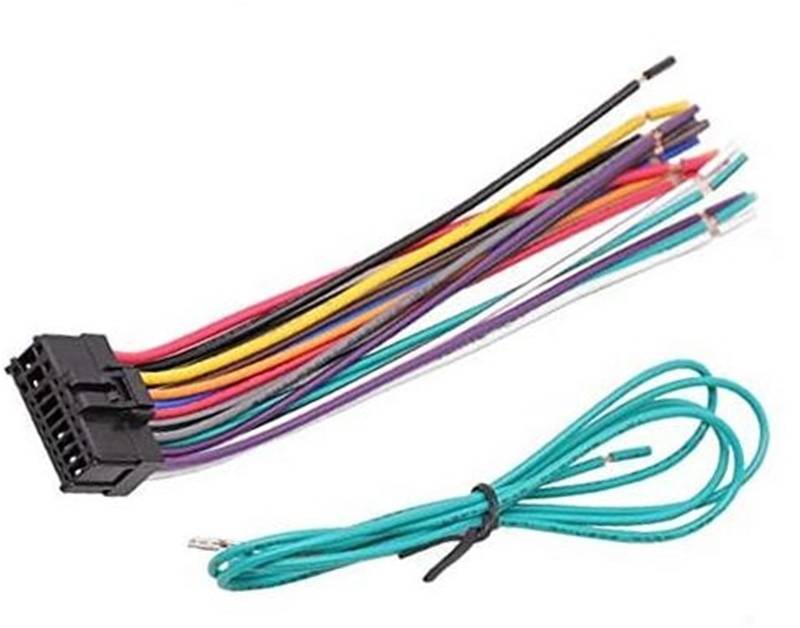 ZAPYVET Autoradio-Kabelbaum 18 Pins, for Pioneer DEH-P80MP DEH-P6600R DEH-P9100R 18-poliges Hauptgerät Stereokabel Draht Netzstecker Autoradio-Anschlusskabel von ZAPYVET