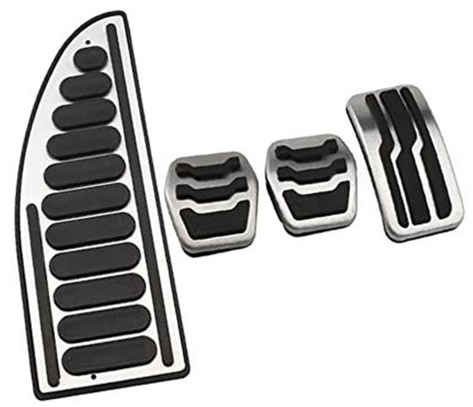 ZAPYVET Bremspedalsatz Abdeckungen Kupplungsauflage Fußpedalabdeckung, for Ford, for Focus, 2 3 4 MK2 MK3 MK4 2005-2022 Auto-Gaspedale Kupplungs-Bremspedalabdeckung(Black MT and Rest) von ZAPYVET