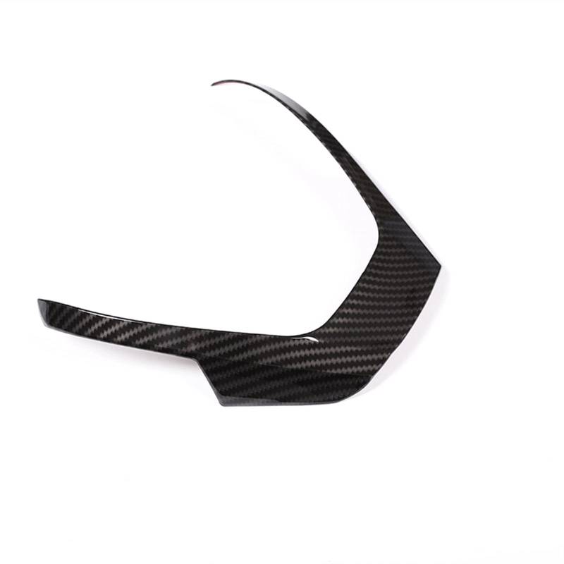 ZAPYVET Carbon Fiber Style ABS Chrom Lenkrad Dekoration Abdeckung Zieraufkleber, for, for, X3 X4 X5 F15 F25 F26 2014-2016 Aufkleber für Lenkradabdeckung von ZAPYVET