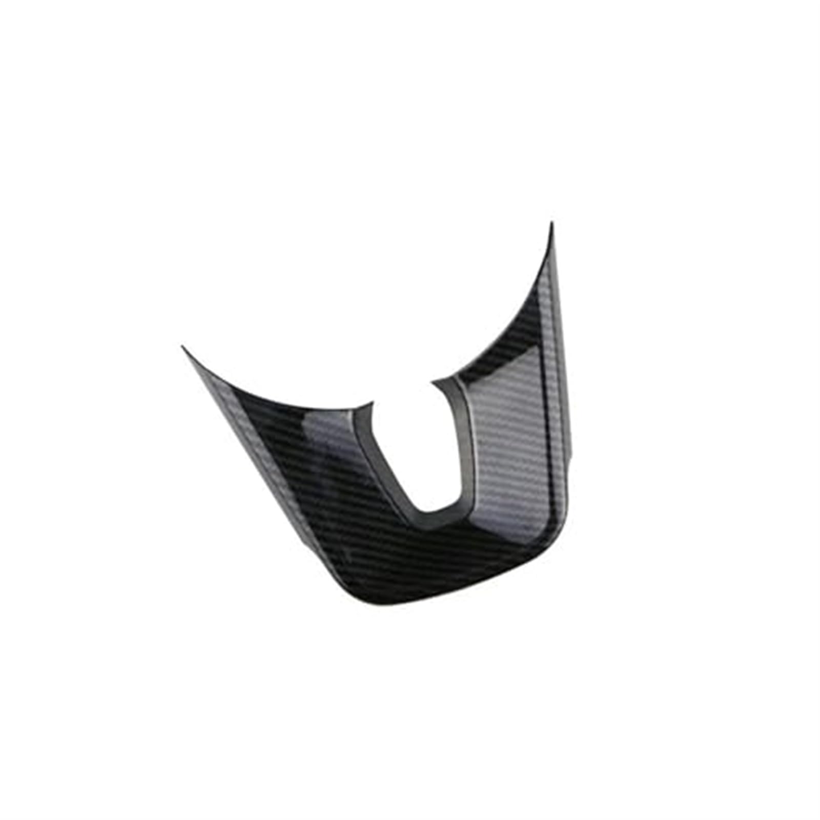 ZAPYVET Carbon Fiber Texture Auto Lenkrad Dekoration Zierleiste Rahmen, for Kia, Forte K3 2019 2020 Aufkleber für Lenkradabdeckung(Carbon Fiber small) von ZAPYVET