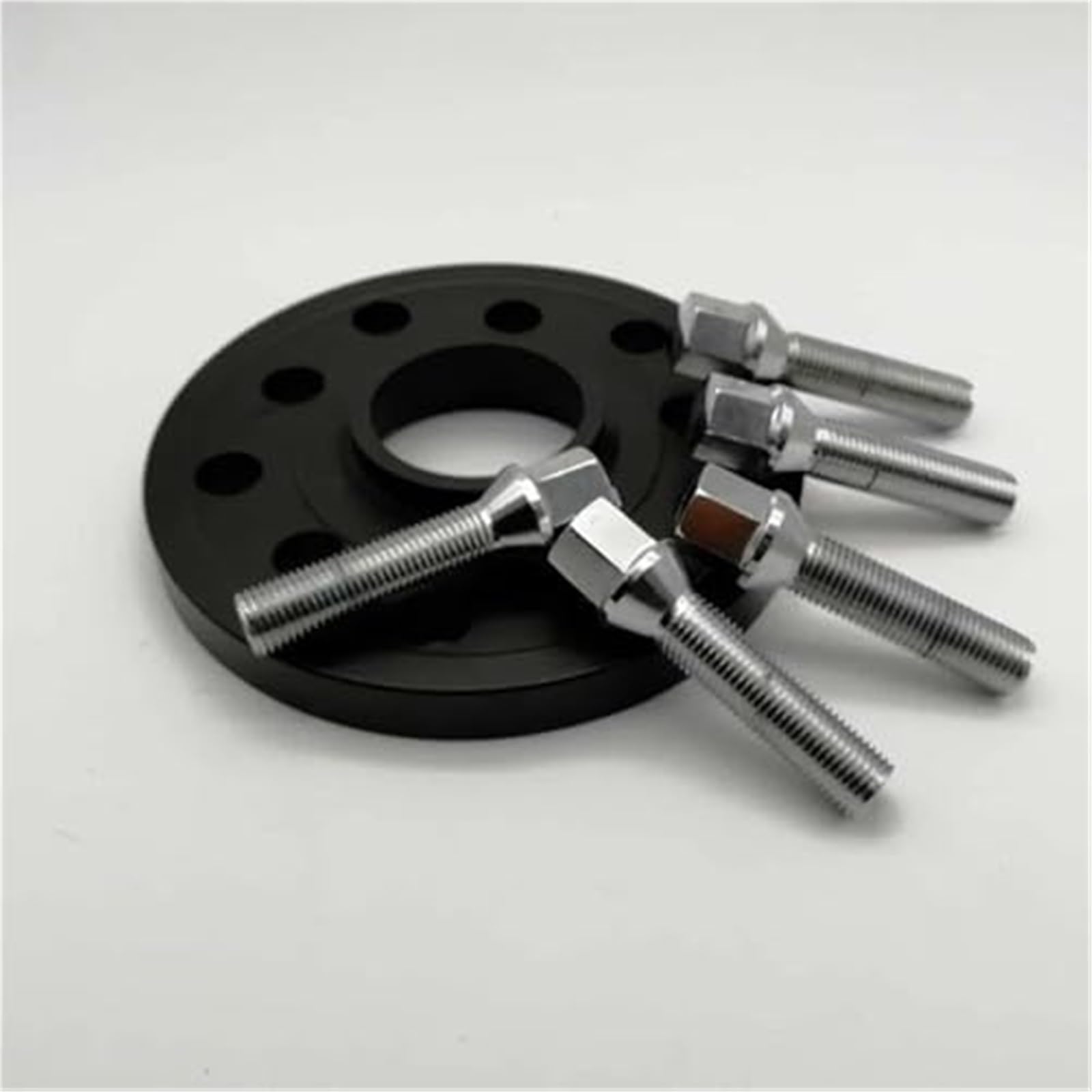 ZAPYVET Distanzstücke, Spurverbreiterungen 5x112 Hubcentric 66.6 Autozubehör 20mm Aluminium-Radadapteranzug, for, Auto-Separadores-Shims-Platte Spurverbreiterung Adapter(Black 20mm) von ZAPYVET