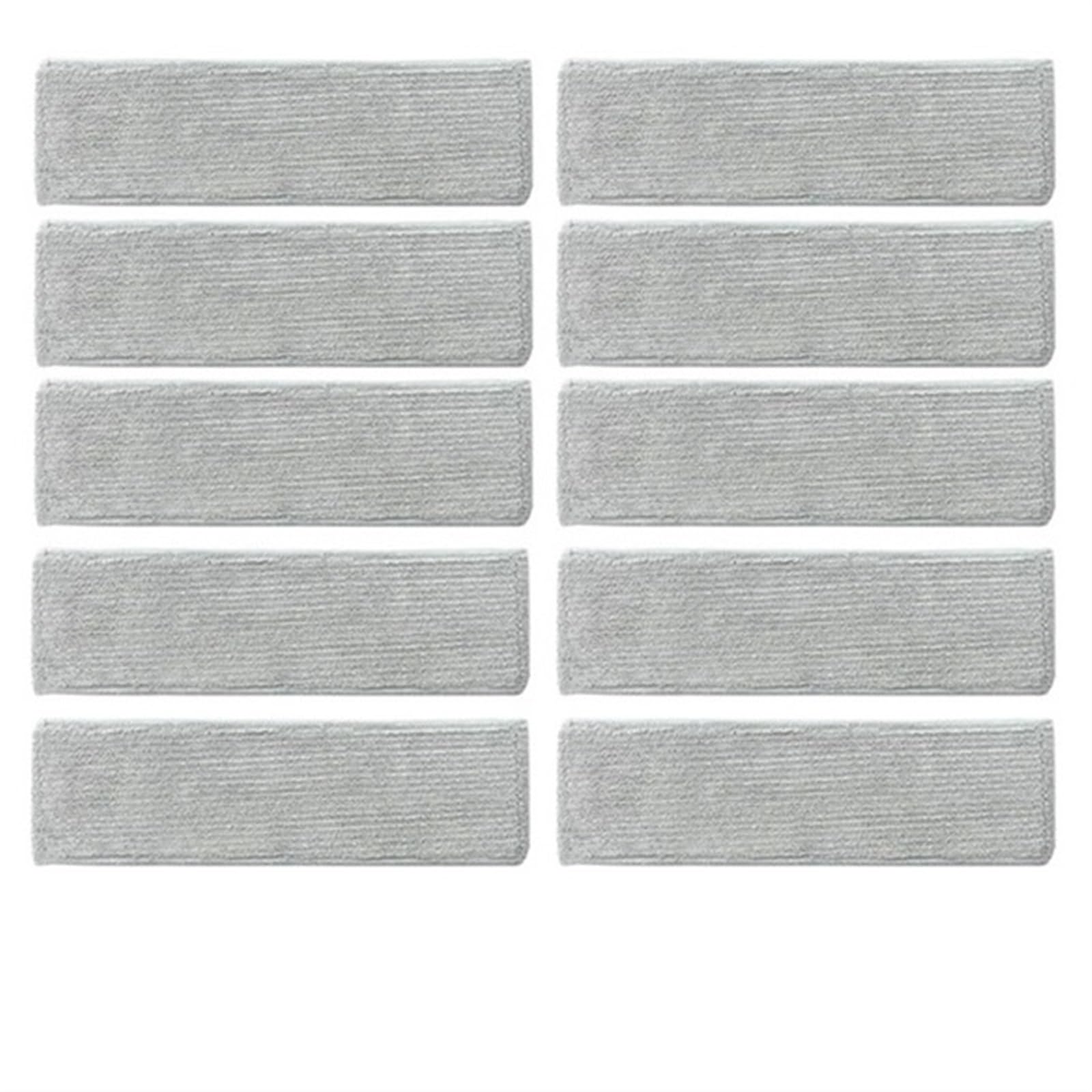 ZAPYVET Ersatz Mopp Tuch, for Xiaomi, for Dreame T10 T20 T30 V9 V10 V11 V12 Kehren Roboter Staubsauger Handheld Zubehör Teile Ersatz-Mopp-Pads(10pcs) von ZAPYVET