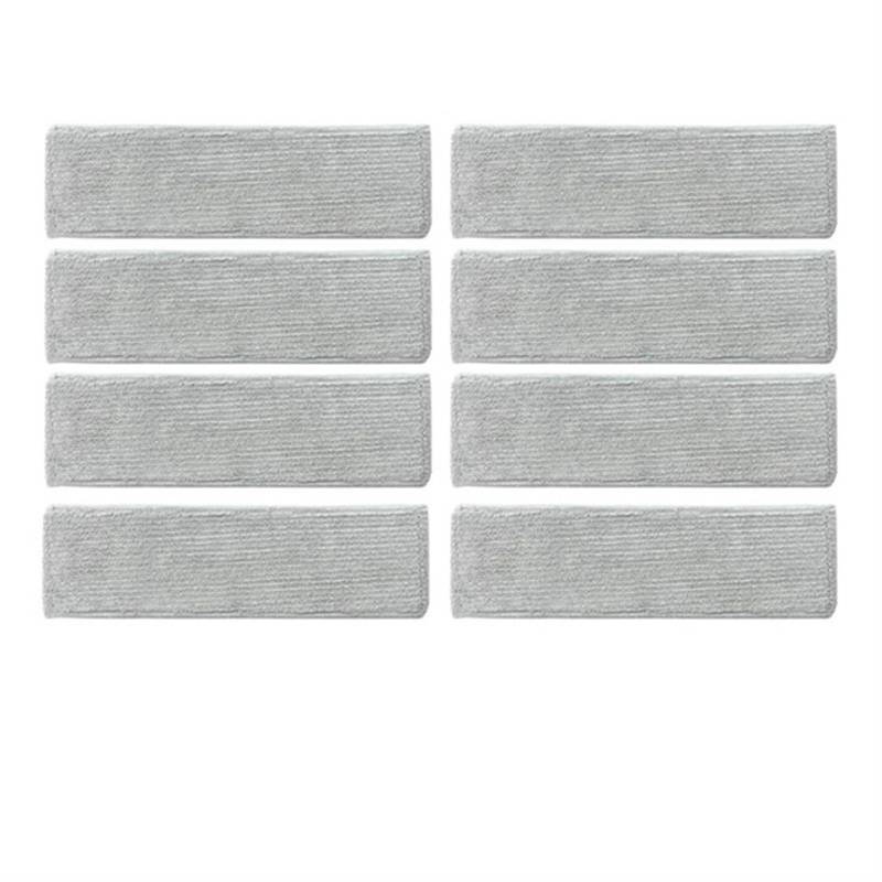 ZAPYVET Ersatz Mopp Tuch, for Xiaomi, for Dreame T10 T20 T30 V9 V10 V11 V12 Kehren Roboter Staubsauger Handheld Zubehör Teile Ersatz-Mopp-Pads(8pcs) von ZAPYVET