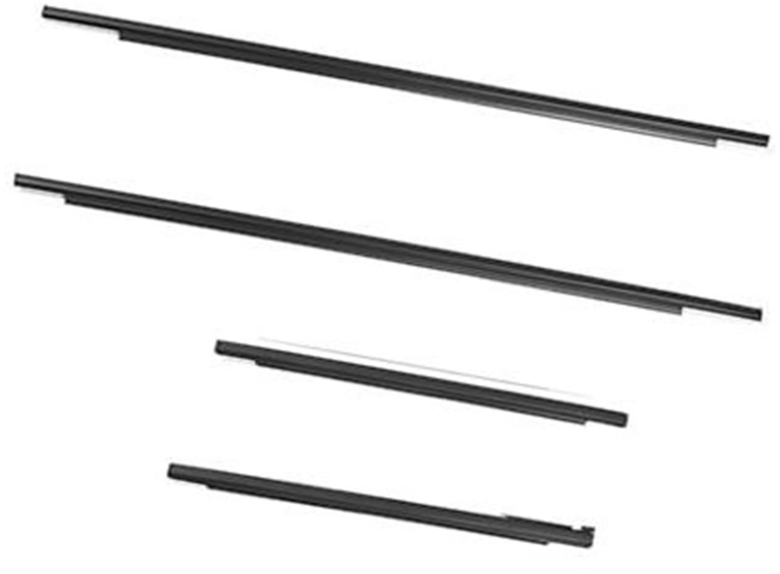 ZAPYVET Fenster-Tür-Dichtungen, 4 Stück, Auto-Außenfenster-Gummi-Dichtungsstreifen, for Toyota, FJ for Cruiser 2007–2014, wasserdichter Druckstreifen, Dichtungsstreifen, Autozubehör Autofenster-Zierle von ZAPYVET