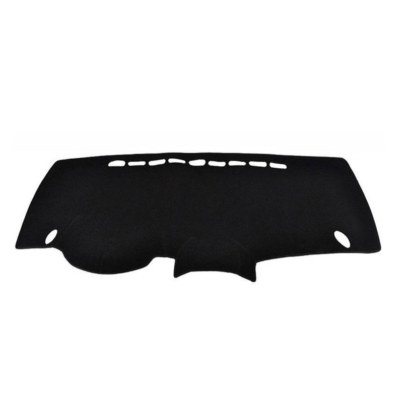 ZAPYVET LHD Auto Armaturenbrett Abdeckung Matte Pad Dash Dashmat Sonnenschutz Instrument Teppich Fit, for Jazz, 2009-2013 Auto-Armaturenbrettmatte(Black(Black Edge)) von ZAPYVET