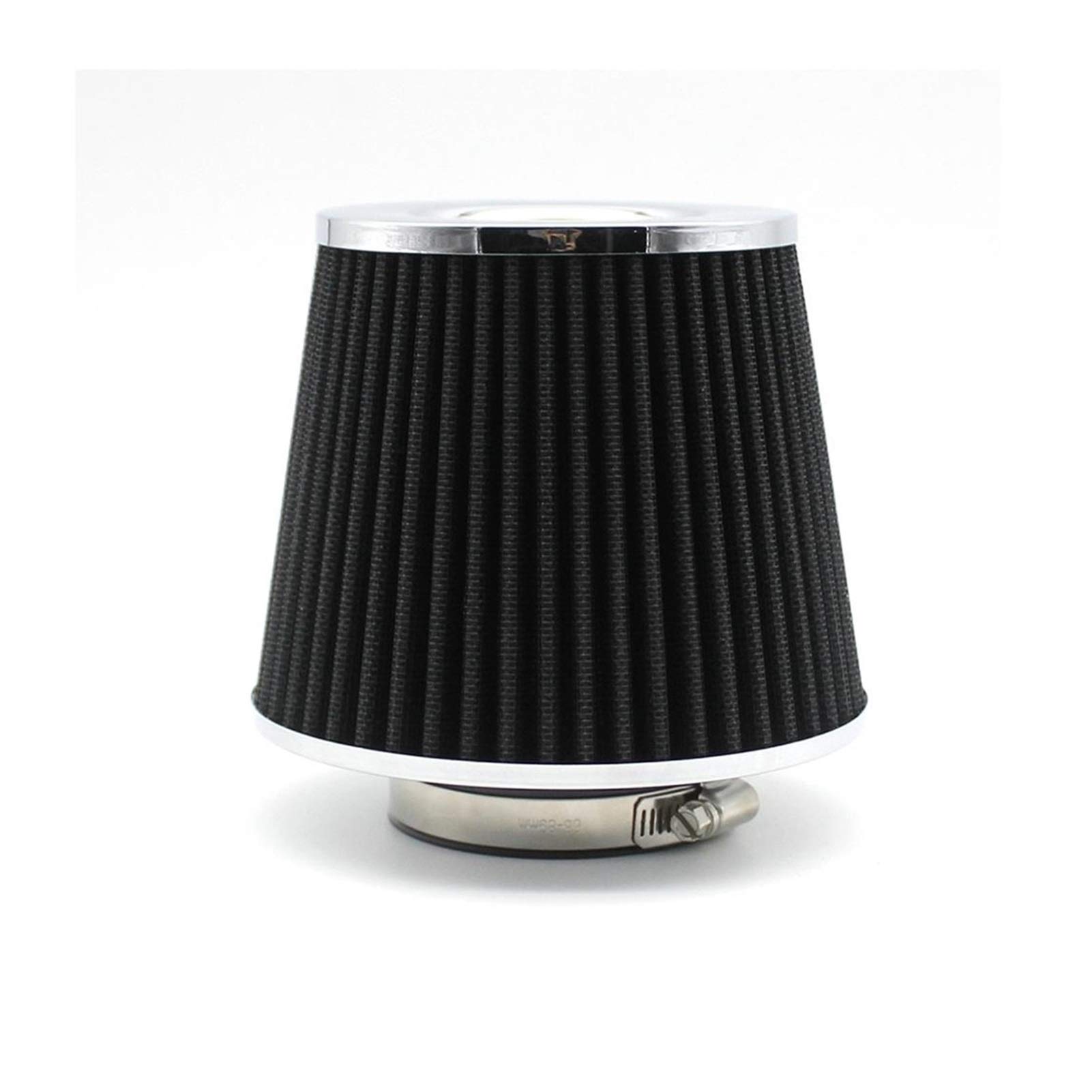 ZAPYVET Luftfilter Auto 65 76mm Ersatz Luftfilter Universal Sport Kaltlufteinlassfilter Leistung Autoteile Auto-Luftmotorfilter(Black 76mm) von ZAPYVET