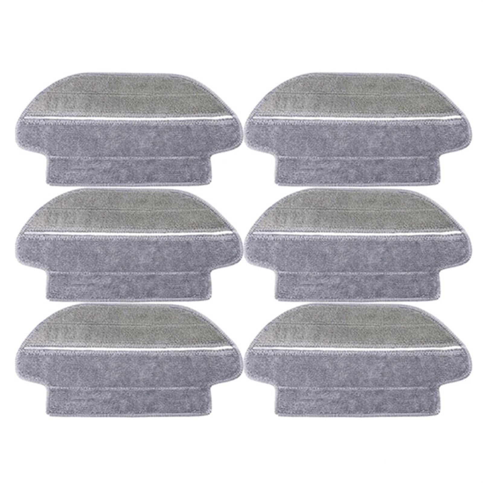 ZAPYVET Mopptuch, for Xiaomi, for Mijia Mop Pro STYJ02YM 3C Viomi V2 Pro V3 Kehrroboter Staubsauger Reinigung Ersatz Ersatzteile Ersatz-Mopp-Pads(Dry rag-6pcs) von ZAPYVET