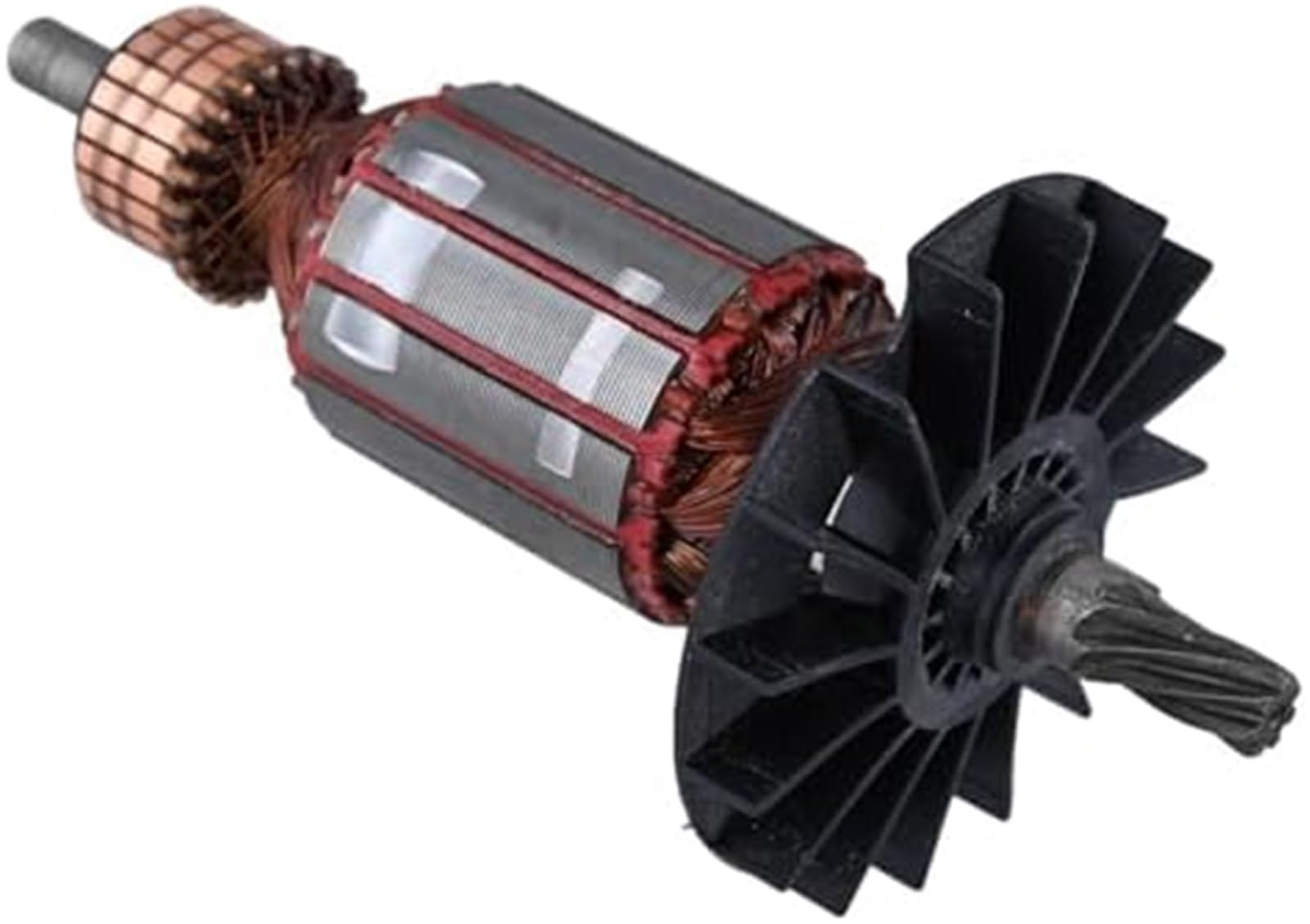 ZAPYVET Motoranker-Rotorläufer, Rotor-Anker-Ersatz, Metall, Länge 137mm, for den Elektro-Bohrhammer GBH2-28 DFV Ankerrotor für Anlassermotor ZAPYVET Motoranker-Rotorläufer, Rotor-Anker-Ersatz, Metall, Länge 137mm, for den Elektro-Bohrhammer GBH2-28 DFV Ankerrotor für Anlassermotor von ZAPYVET