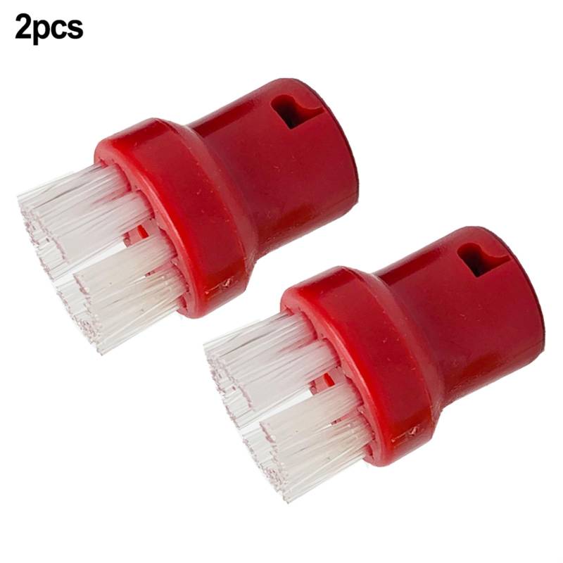 ZAPYVET Nylon Messingdraht Reinigungsbürste Werkzeug Düsen SC1 SC2 CTK10 SC3 SC4 SC5 Dampfreiniger Ersatzbürste Ersatzteile für Dampfreiniger(Red) von ZAPYVET