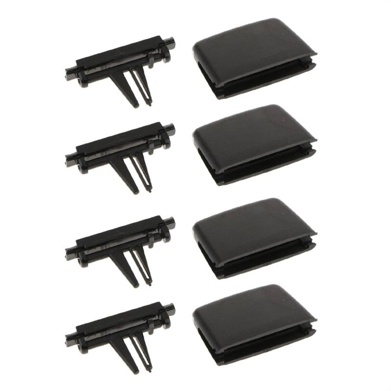 ZAPYVET Packung mit 4 A/C-Luftauslasslaschen-Clip-Reparatursatz, vordere Luftgitter-Clips, for, E90 E92 Auto-AC-Lüftungsclip von ZAPYVET