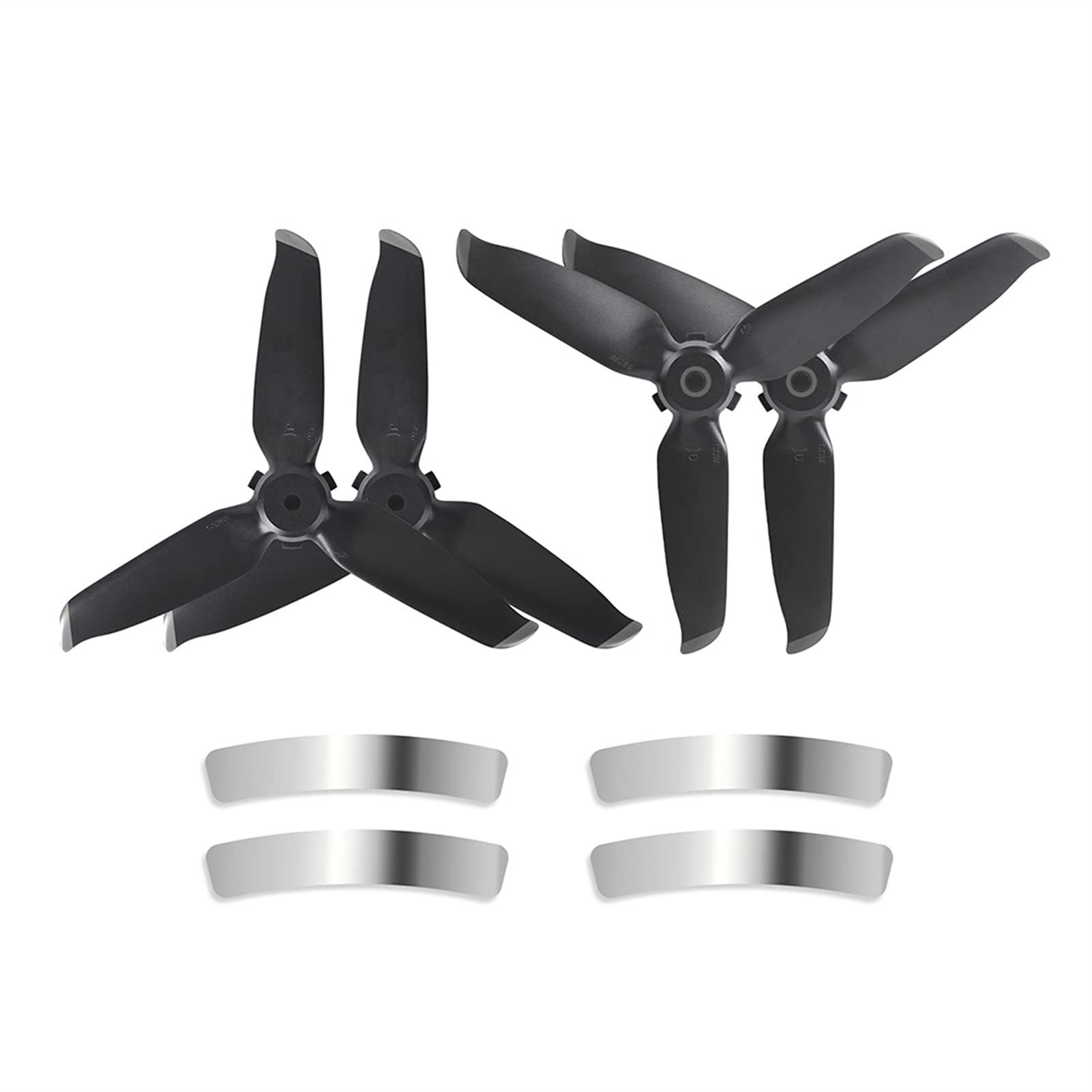 ZAPYVET Propeller-Aufbewahrungskoffer, Schnellverschluss, stoßfest, staubdicht, präzise Formung, tragbar, for FPV-Drohnen Drohnen-Propeller-Set(4pcs Sliver) von ZAPYVET