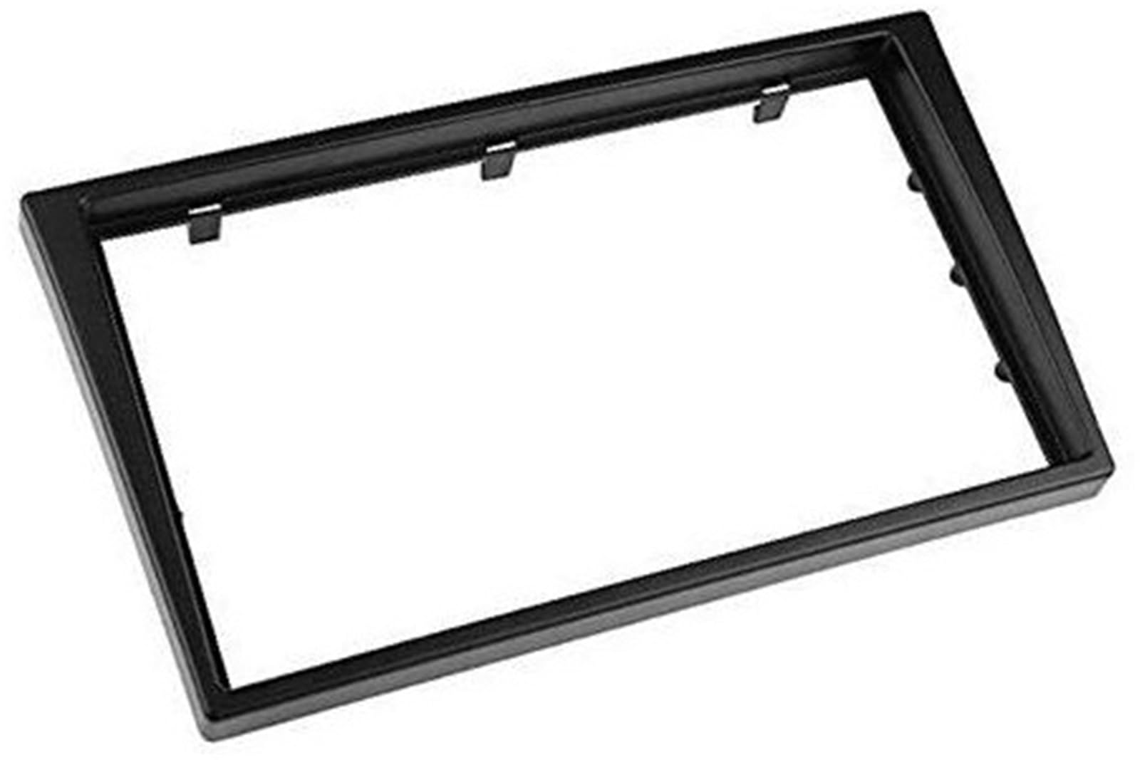 ZAPYVET Radio-Stereo-Panel, doppelte 2-DIN-Radioblenden, for Corsa C Agila Combo Meriva Omega B SignumTigra Vectra Dash Mount Kit Stereo-Panel Autoradio-Armaturenbrett(Black 173x98mm) von ZAPYVET