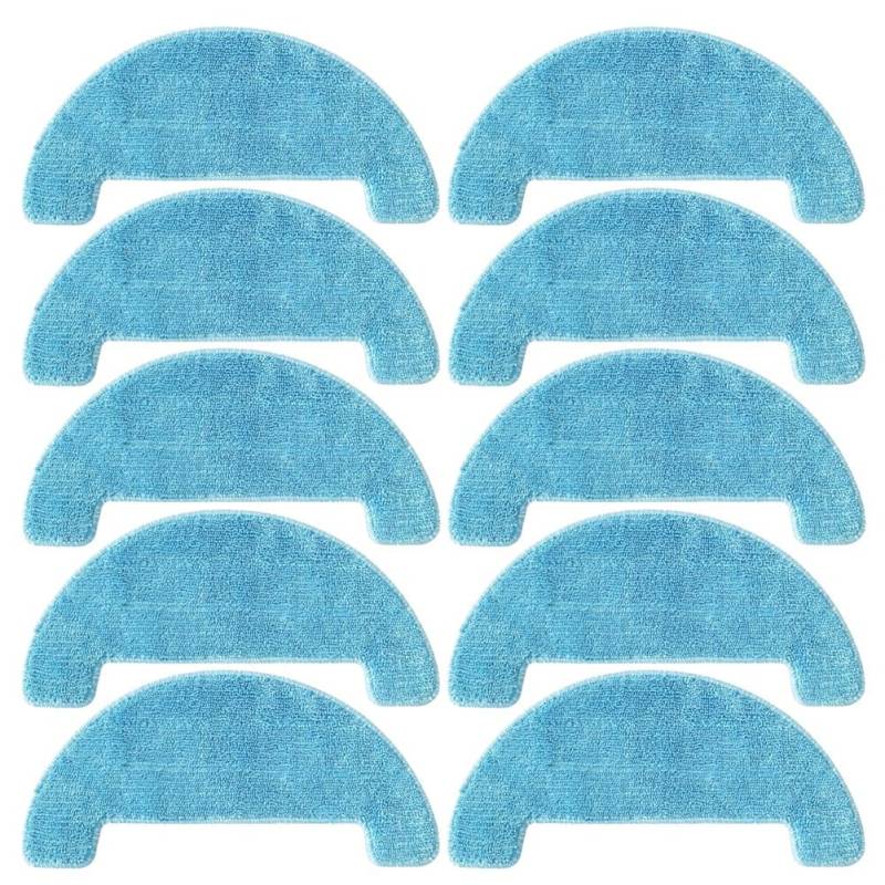 ZAPYVET Roboter-Staubsauger-Mopptuch-Ersatz, for Kyvol, for Cybovac E20 E30 E31, trockene und nasse Verwendung, Mopptücher, Pad-Bodenreinigung Ersatz-Mopp-Pads(10 Pack) von ZAPYVET