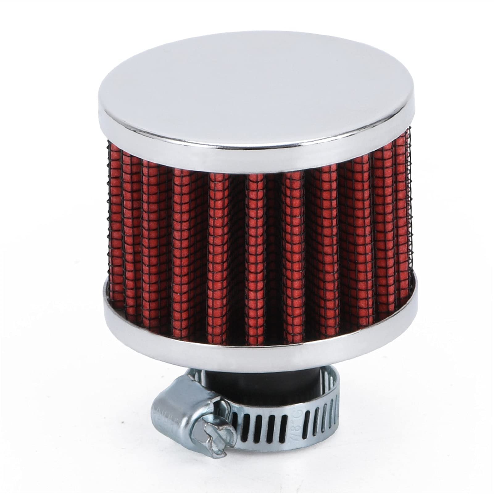 ZAPYVET Universal Luftfilter Hals Über 12mm Luftfilter Lufteinlass HT-AIT12 Auto-Luftmotorfilter(RED) von ZAPYVET