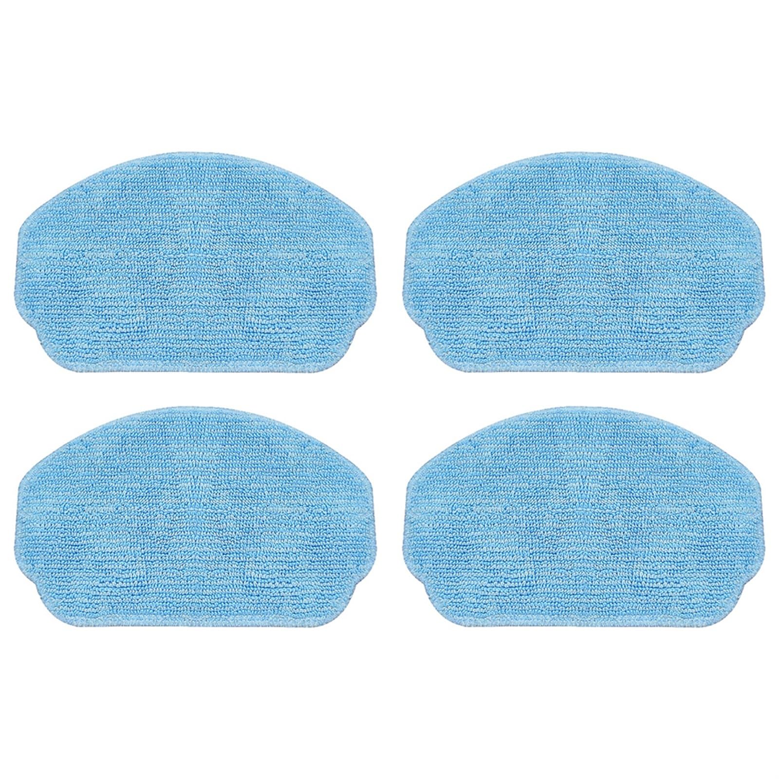 ZAPYVET Wischtuch, for Cecotec, for Con-ga 999 X-Treme Roboter-Staubsauger, Ersatzteile, trockene und nasse Nutzung, Wischtücher, Pad, Bodenreinigung Ersatz-Mopp-Pads(4 Pack) von ZAPYVET