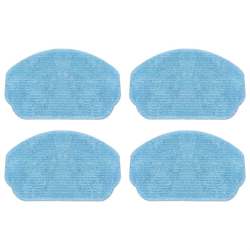 ZAPYVET Wischtuch, for Cecotec, for Con-ga 999 X-Treme Roboter-Staubsauger, Ersatzteile, trockene und nasse Nutzung, Wischtücher, Pad, Bodenreinigung Ersatz-Mopp-Pads(4 Pack) von ZAPYVET