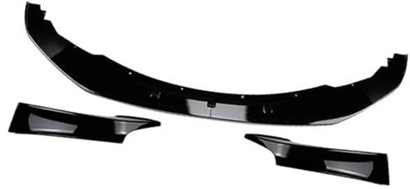 ZAPYVET for, 1er F20 F21 2011 2012 2013 2014 2015 Auto-Frontsplitter-Seitenspoiler-Abdeckungsverkleidung Frontstoßstangen-Lippenspoiler Auto-Frontstoßstangensplitter(Black Glossy Black) von ZAPYVET