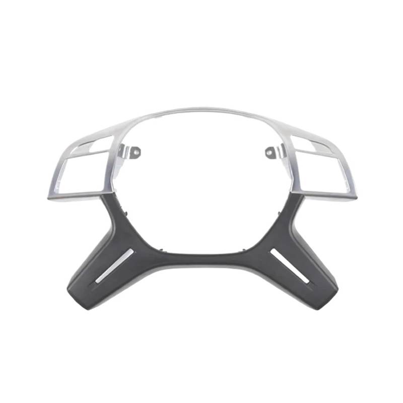 ZAPYVET for Mercedes, for Benz, for ML GL GLS W166 W204 W212 W463, Auto-Innenraum-Lenkradrahmenverkleidung, Mittelabdeckung, Ersatz, Schwarz Auto-Lenkradbezüge(Gray) von ZAPYVET