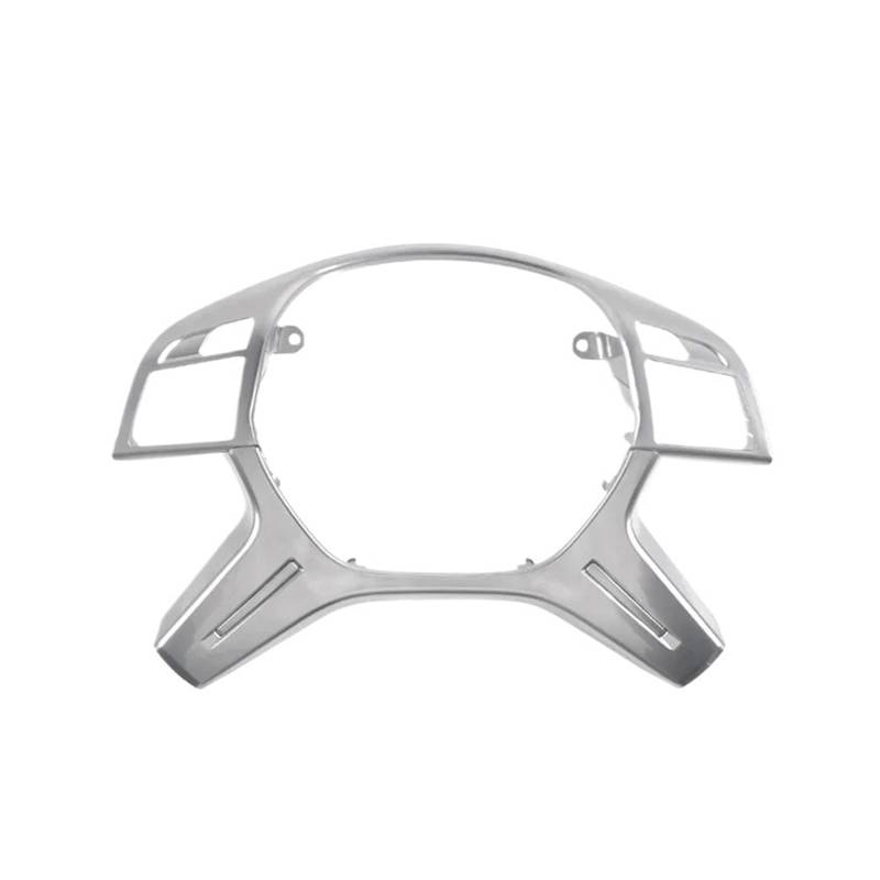 ZAPYVET for Mercedes, for Benz, for ML GL GLS W166 W204 W212 W463, Auto-Innenraum-Lenkradrahmenverkleidung, Mittelabdeckung, Ersatz, Schwarz Auto-Lenkradbezüge(Silver) von ZAPYVET