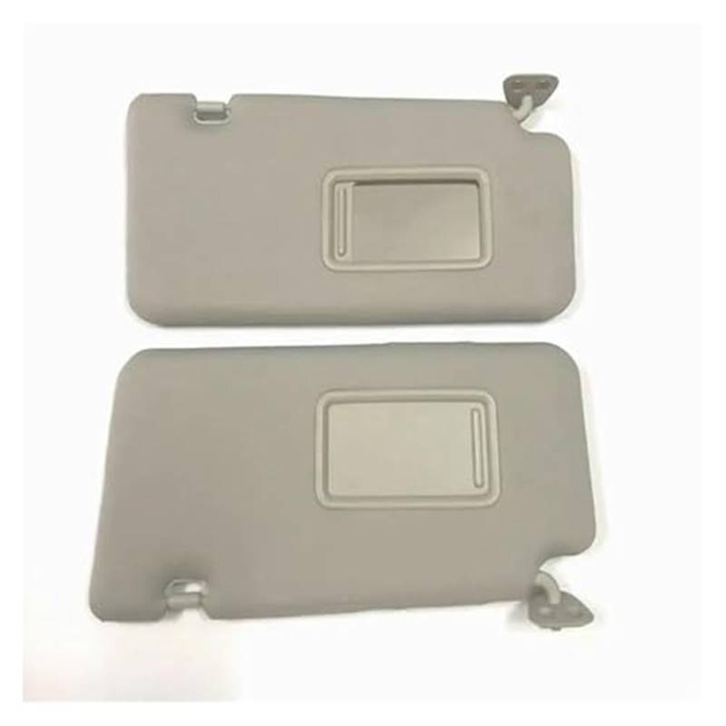 ZAPYVET for Nissan, for Tiida 2005-2010 Auto-Innensonnenblende Links vorne Sonnenschutz mit Spiegel-Kit Auto-Sonnenblende Cliphaken für Sonnenblende(Beige Right - Passenger) von ZAPYVET