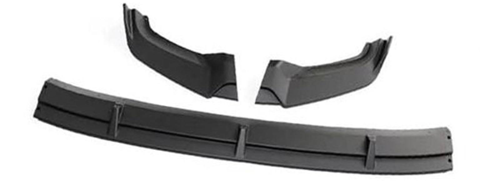 ZAPYVET for VW, for Tiguan, L 2017–2020, Auto-Frontstoßstange, Lippenkörper-Set, Spoiler, Splitter, Autoscooter, Kinnlippenschutz, Schutzspoiler Auto-Frontstoßstangensplitter(Black Matte Black) von ZAPYVET