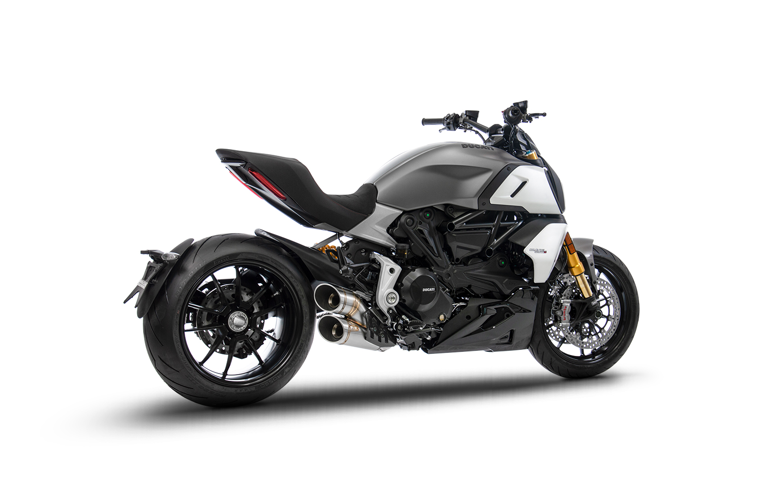 Sport Auspuff Komplettanlage ZARD Edelstahl Ducati Diavel 1260 Bj. 2019-2022 EURO-5 +Kat +ABE von ZARD