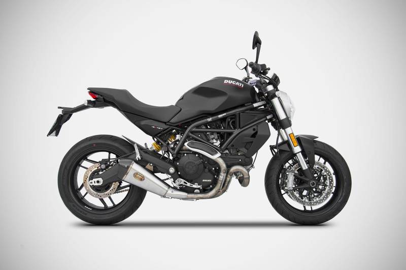 Sport Auspuff ZARD Basso Edelstahl Ducati Monster 797 Bj. 2017-2020 EURO-4 +ABE von ZARD