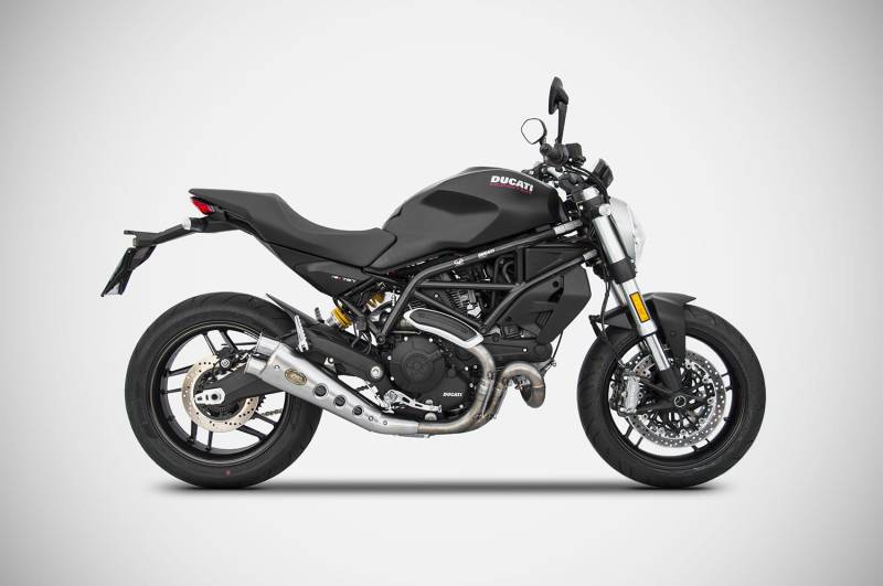 Sport Auspuff ZARD Edelstahl "Special Edition" Ducati Monster 797 Bj. 2017-2019 EURO-4 +ABE von ZARD