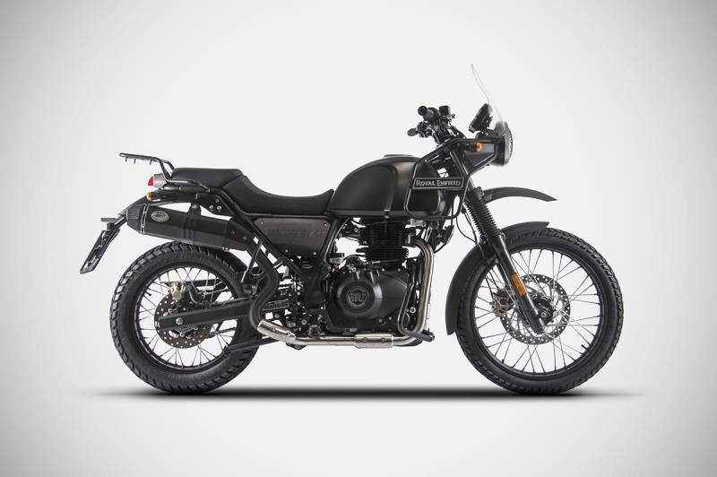 Sport Auspuff ZARD High-Up für Royal Enfield Himalayan 400 Bj.2018-2020 eintragungsfrei EURO-4 von ZARD