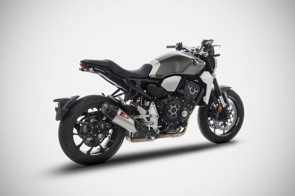 Sport Auspuff ZARD Slip-On TITAN m. Carbonkappe Honda CB 1000 R / RA Bj. 2018-2020 SC80 EURO-4 +ABE von ZARD