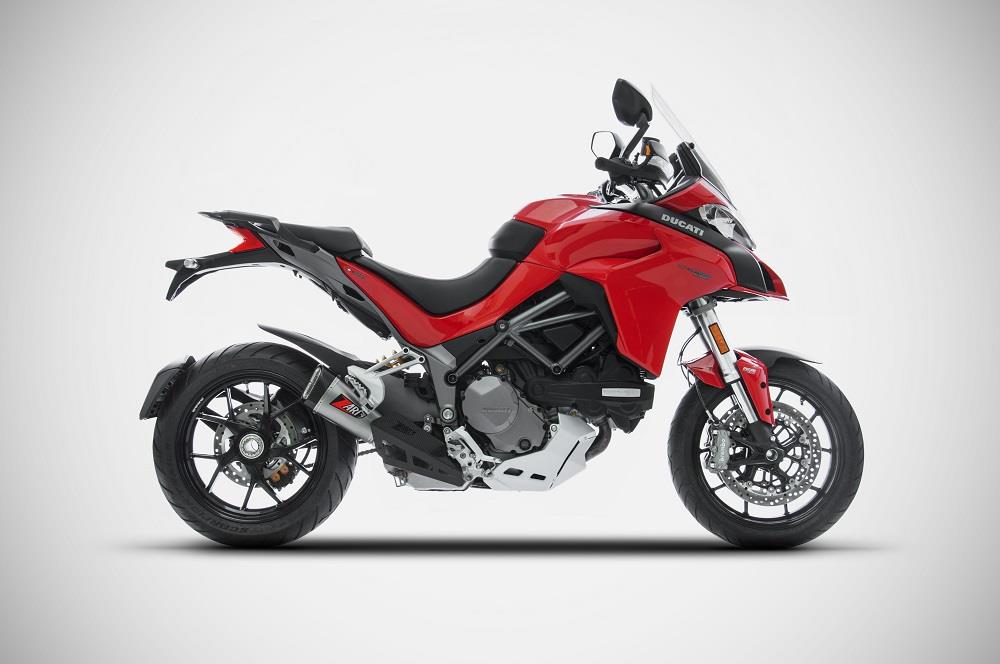 Sport Auspuff ZARD Titan Short m. Carbonendkappe Ducati Multistrada 1260 Bj. 2018-2019 EURO-4 +ABE von ZARD