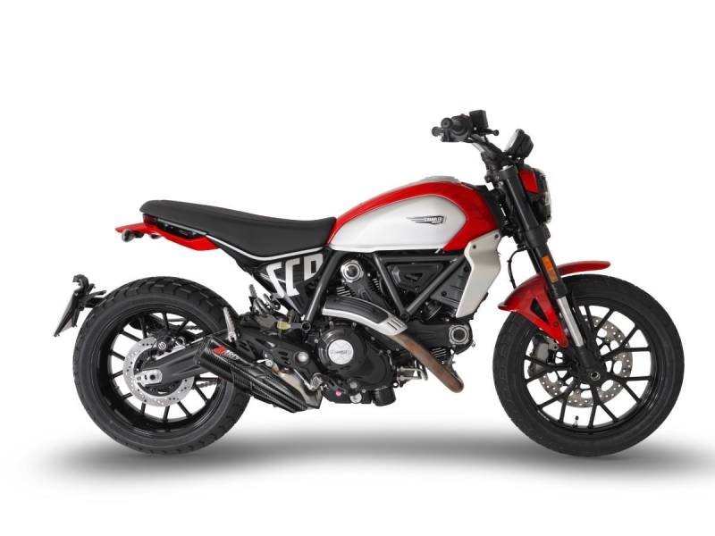 ZARD Sport Auspuff Full Carbon für Ducati Scrambler 800 Bj.2023-2024 EURO-5 eintragungsfrei +ABE von ZARD