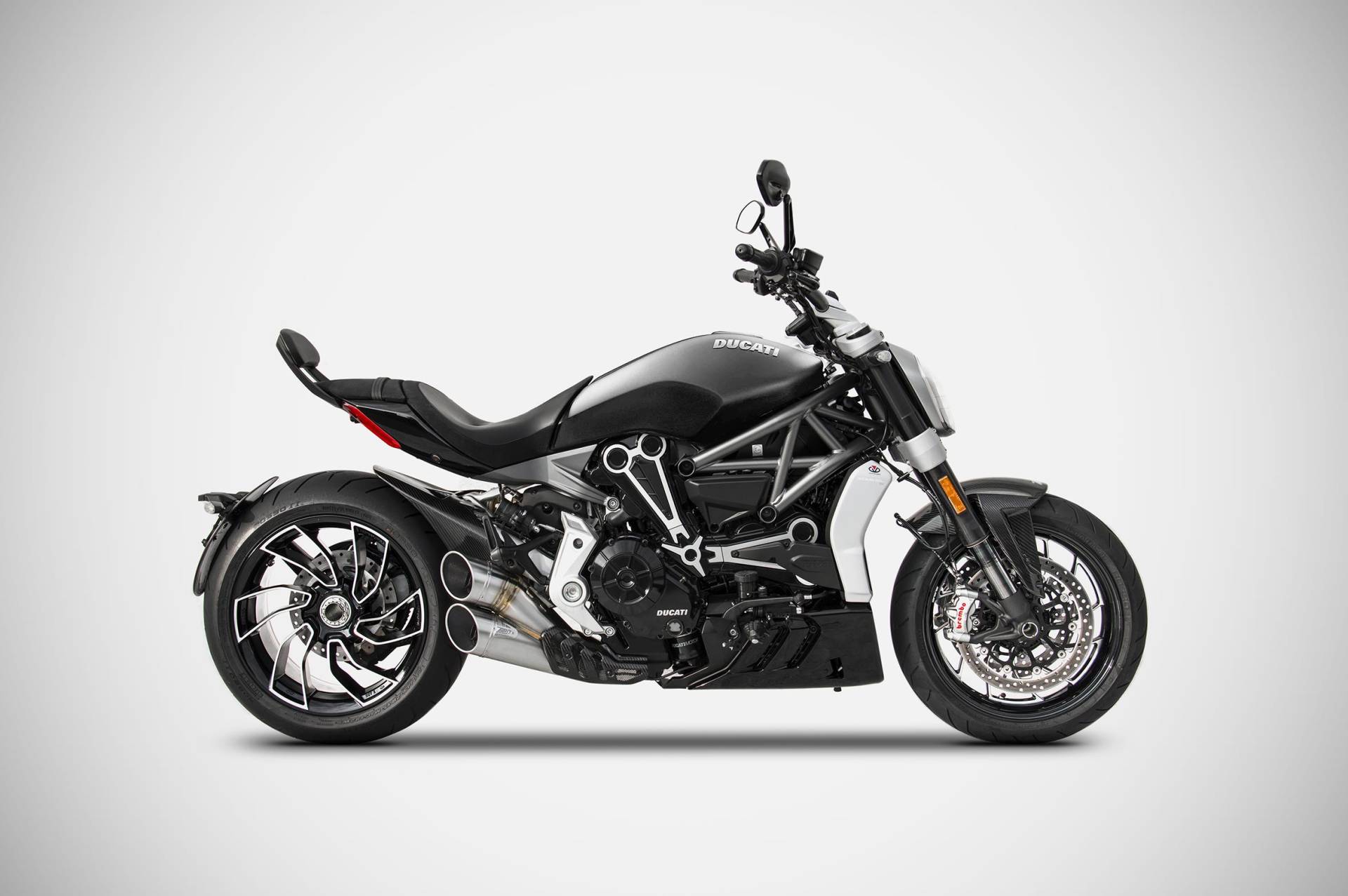 ZARD Sport Auspuff Full Kit Komplettanlage mit Kat Edelstahl Ducati XDiavel Bj. 2017-2019 EURO4 +ABE von ZARD