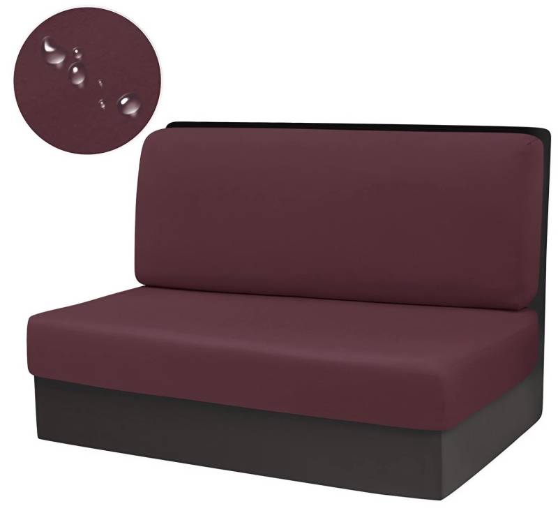 ZASEZOD Wohnmobil Esstischkissenbezüge 4-teiliges Set, Polyester Sitzbank Polster, Wasserdicht Ersatzbezüge Loungemöbel, Anhänger-Sofa-sitzbezüge, Eckbank Bezug, Maschinenwaschbar(Dark Brown) von ZASEZOD