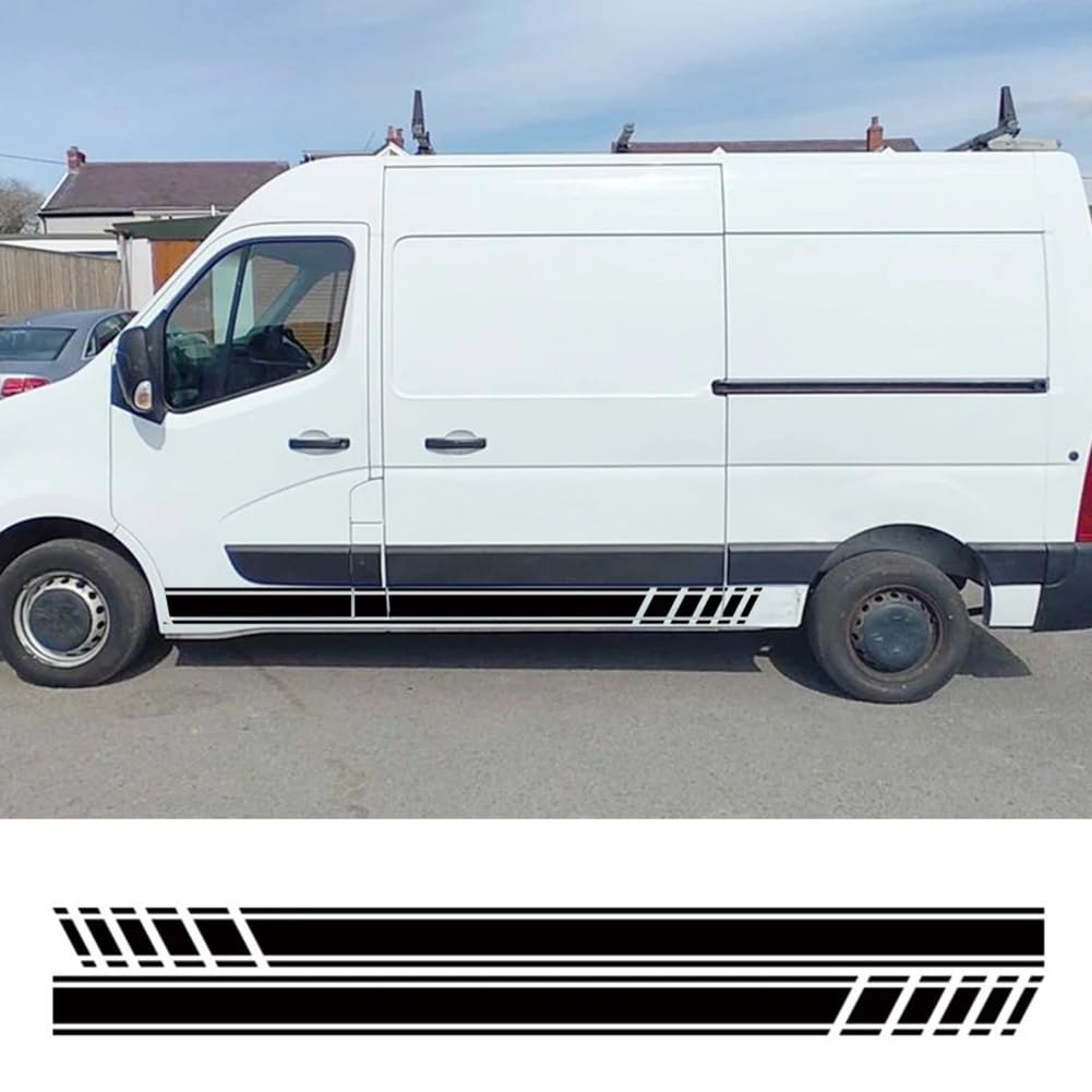 Autotür Seitenaufkleber, für Renault Master Nissan NV400 Interstar, für Opel Vauxhall Movano Zubehör Camper Van Vinyl Aufkleber von ZAVEIL