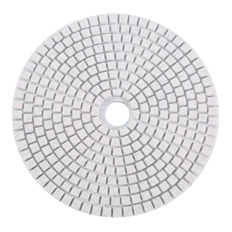 ZAWELIYO 5 Zoll 125 Mm Polierpads, Nasspolierpads Schleifscheiben für Granit, Beton, Marmor, Stein, Glas, Keramik (50) von ZAWELIYO