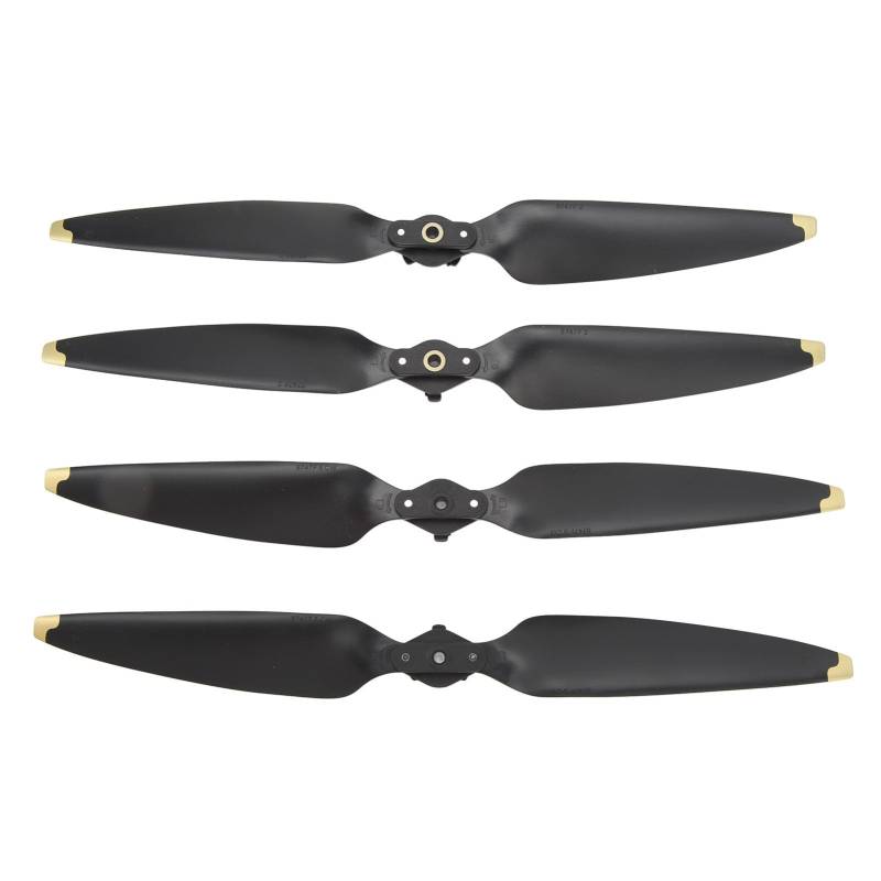 Zaweliyo 4PCS -Klingen für Air3 Drone Schnellfreisetzung, Verbesserte Stabilität, Material mit Dynamischem Gleichgewichtstest (Golddekoration) von ZAWELIYO