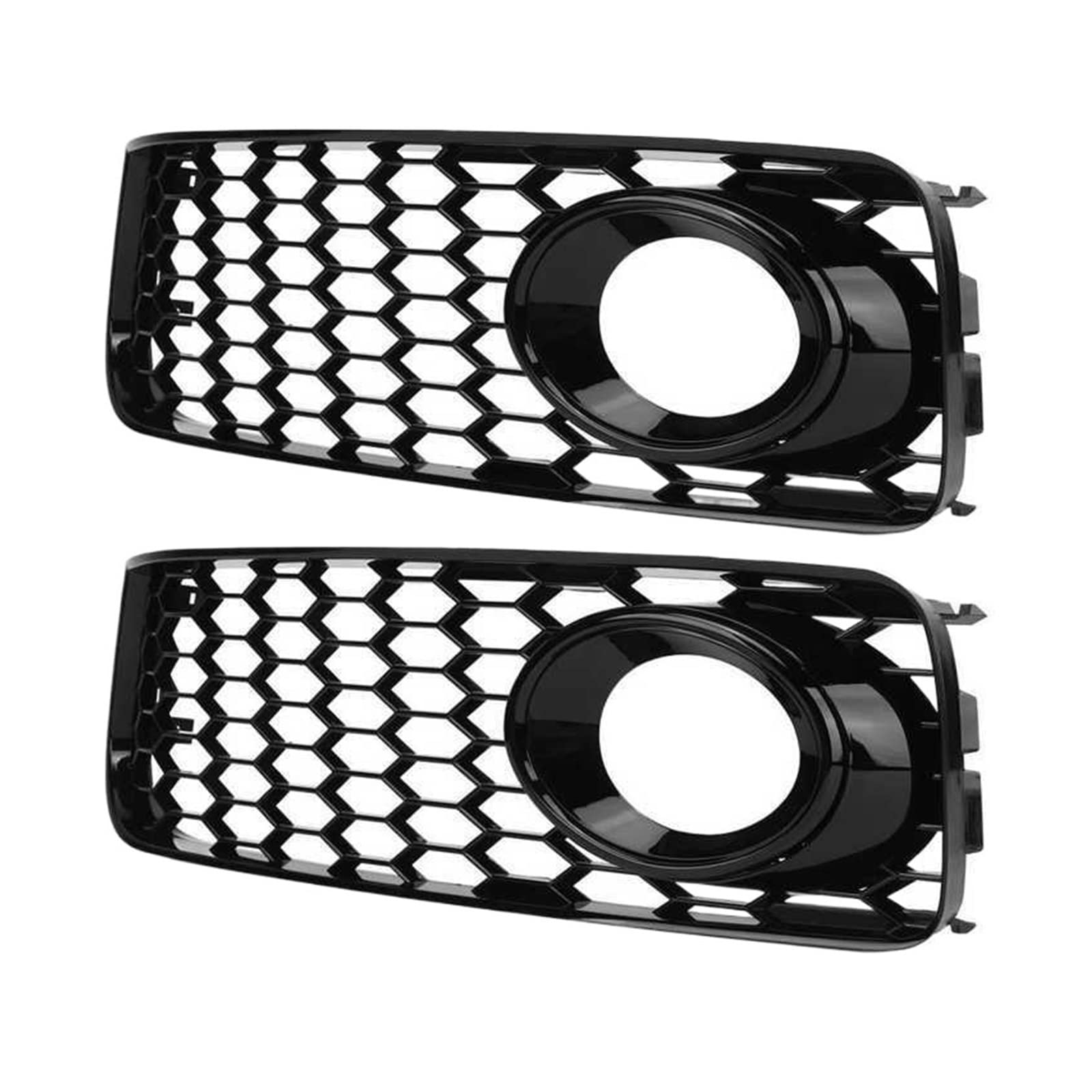 2 stücke Nebelscheinwerfer Grille Links Rechts Galvanik Hohe Festigkeit 8T0807681B Kompatibel for Audi A5 S5 Vor-Facelift von ZAZXCWN