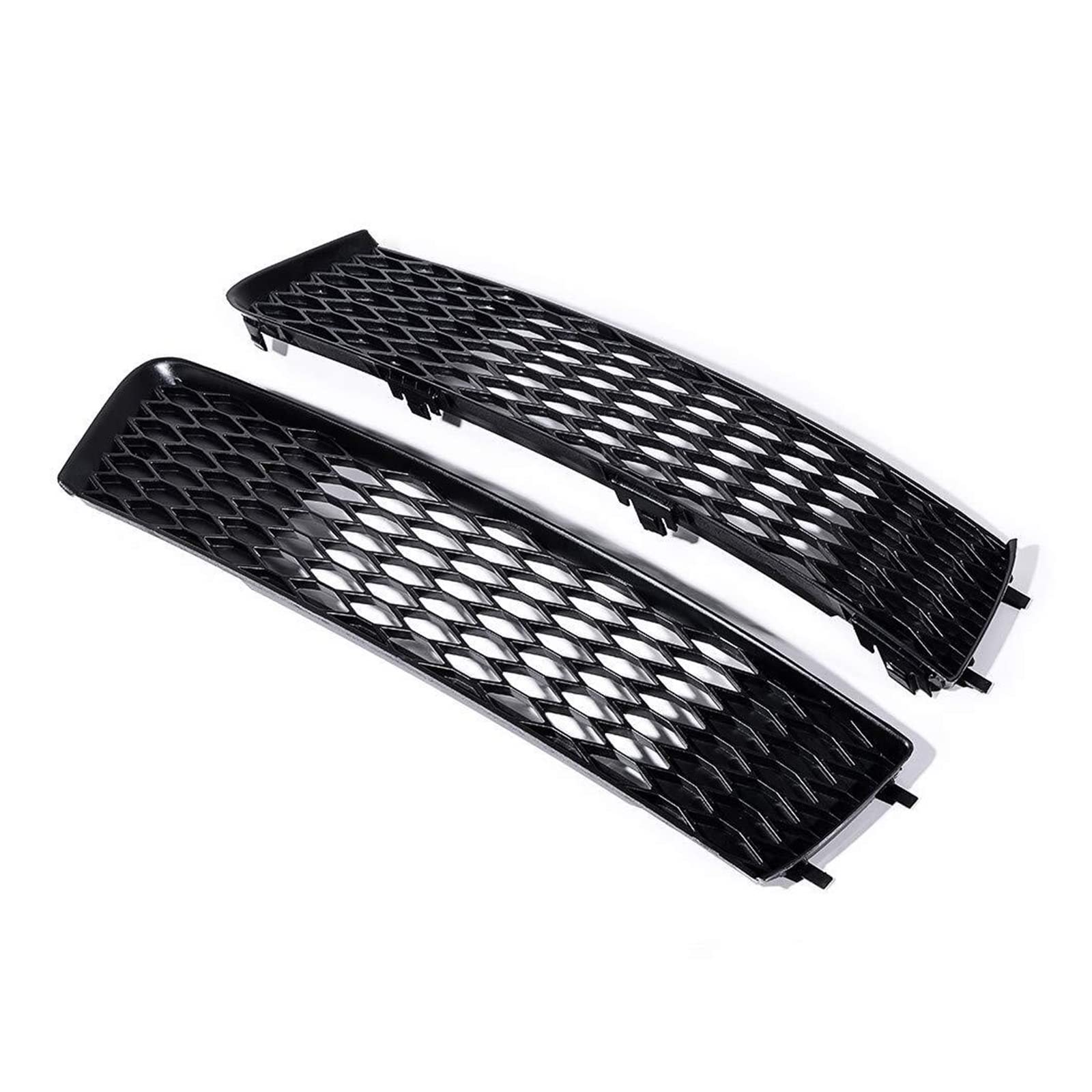 4 Stück kompatibel for Audi Q7 S-Line Frontschürze Lower Upper Mesh Grille Nebelscheinwerfer Grill Lünettenabdeckung for Q7 S-Line 2010–2015 4L0807697B von ZAZXCWN