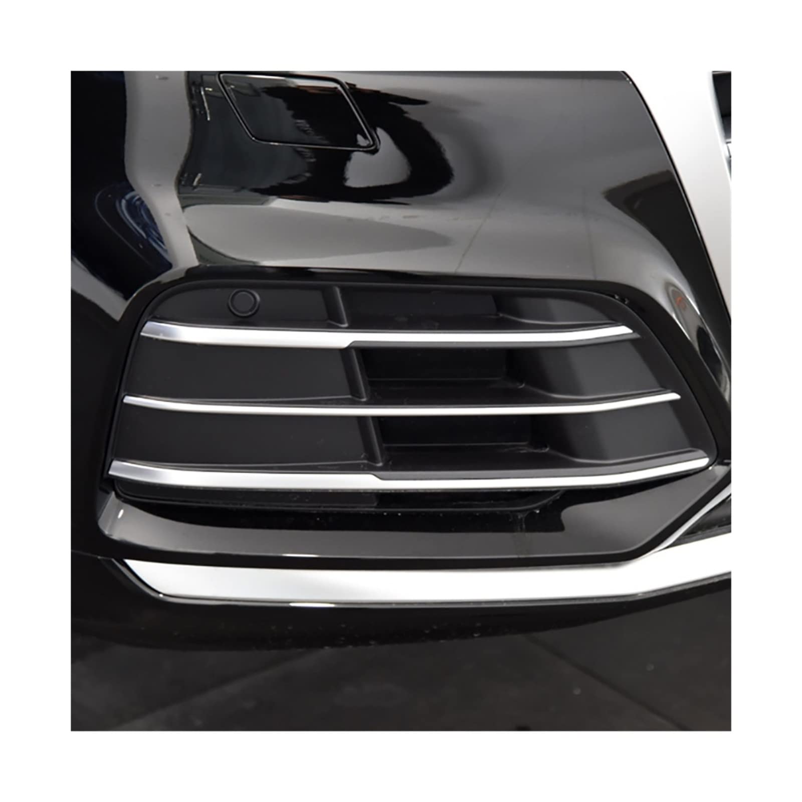 Auto Links Rechts Seite Front Stoßstange Nebel Licht Kühlergrill Grill Abdeckung Kompatibel for Audi Q5 2018 2019 2020 80D807681 80D807682(Right B-01) von ZAZXCWN