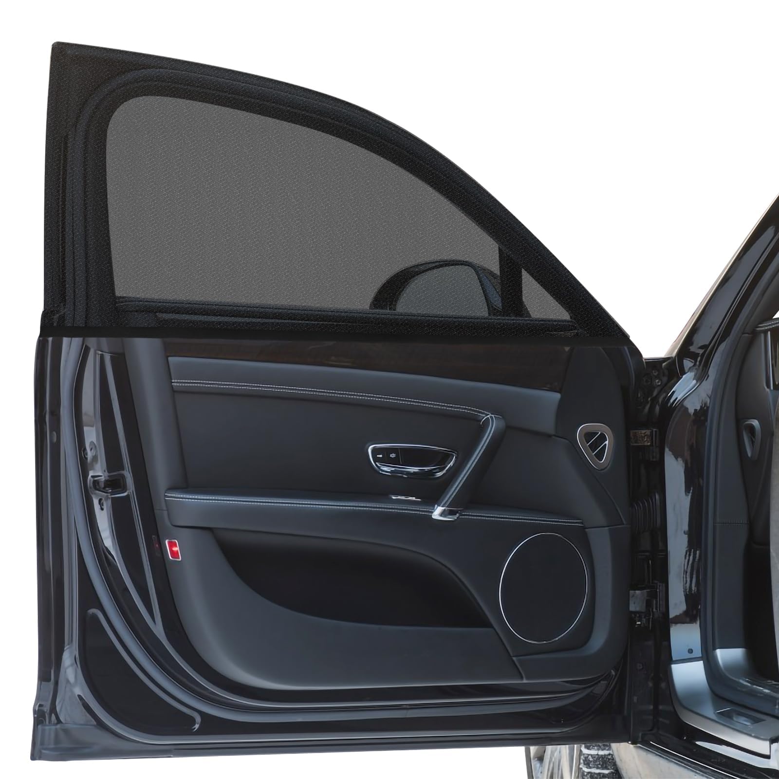 2 Stück Sonnenschutz Auto Baby für Renault Twingo II 2007-2011,Elastizitä Sonnenblende Auto Netz,Sonnenschutz Auto Kinder Sonnenschutz Auto Baby mit UV Schutz,Front window von ZBGHJL