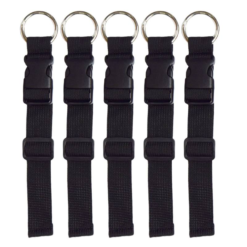 5 PCs Verstellbares Gepäckgurt Koffer Gürteljacken Halterwagen Reisegurt Add A Bag Gepäckriemen Travel Accessoire von ZBIianxer