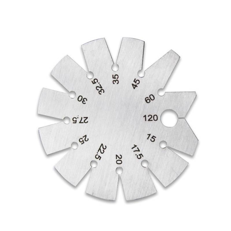 ZBIianxer Finder Werkzeug Schneidwinkel Gage Metallbearbeitungsschraube Gewinde Winkeln Winkeln Messinstrument Instrument von ZBIianxer