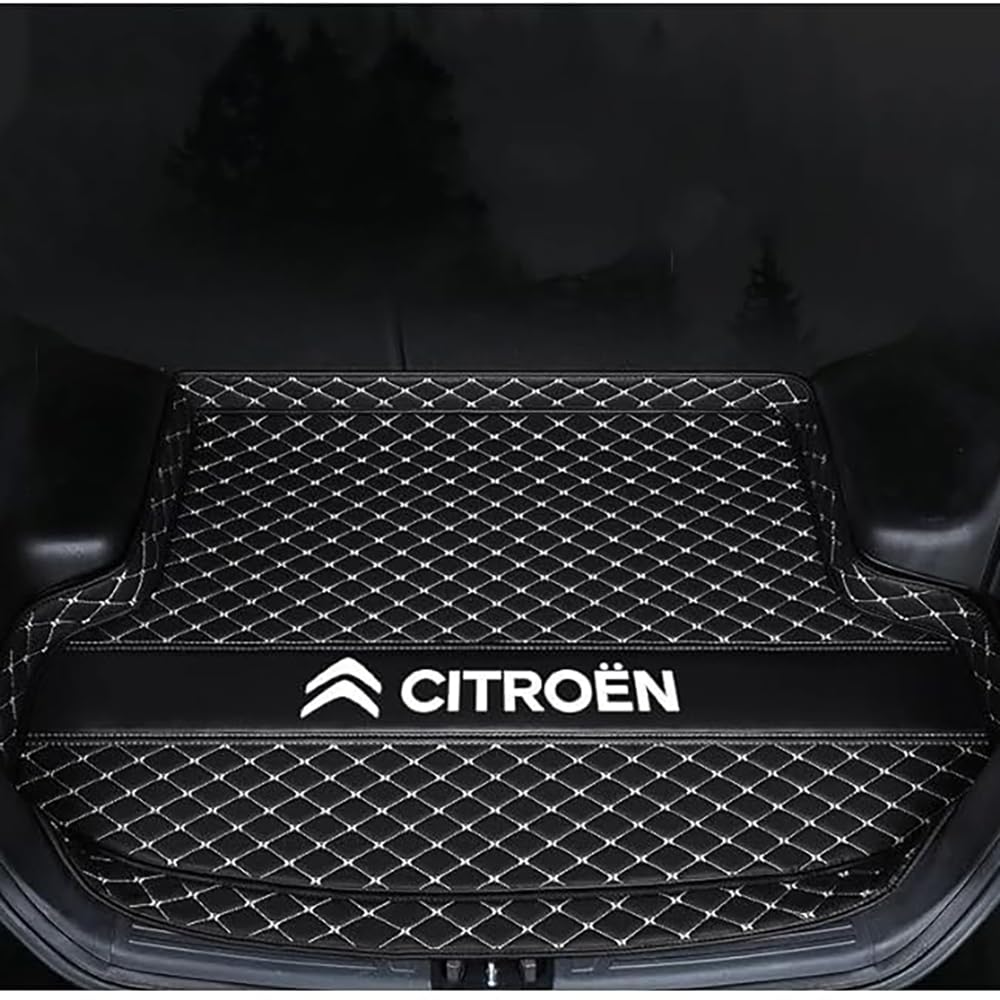 Auto Kofferraummatte, für 2021- Citroen C5 X Antirutsch Strapazierfähigen Wasserdicht Kofferraum Schutzmatte Interieur Zubehör,C von ZBOLI