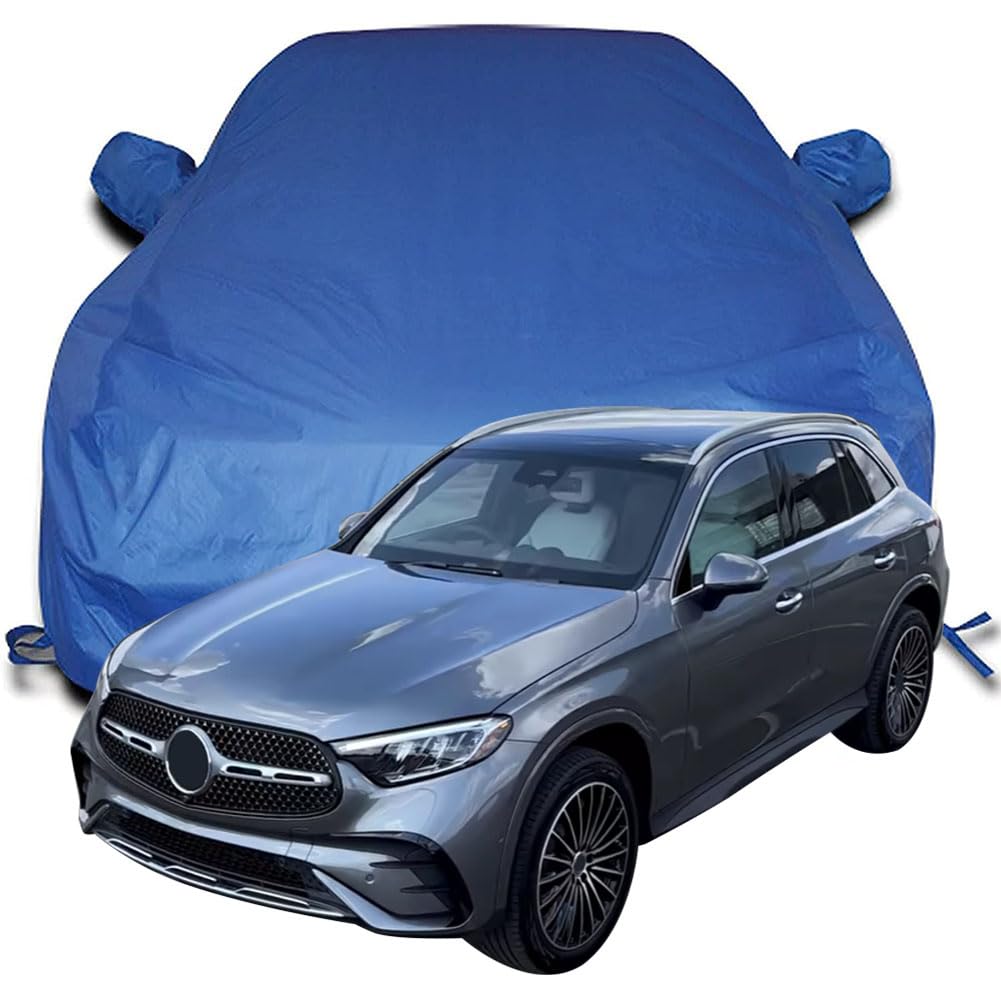 Autoabdeckung Kompatibel mit 2023 Mercedes-Benz GLC 300, Schnee/Kratzfest/Uv-Schutz Alles Wetter Oxford Schutzplane,Blue von ZCHQF