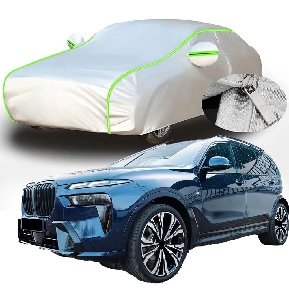 Vollgarage Autoabdeckung für 2023 BMW X7 SUV, Schnee/Kratzfest/Uv-Schutz Alles Wetter Oxford Schutzhülle,B von ZCHQF