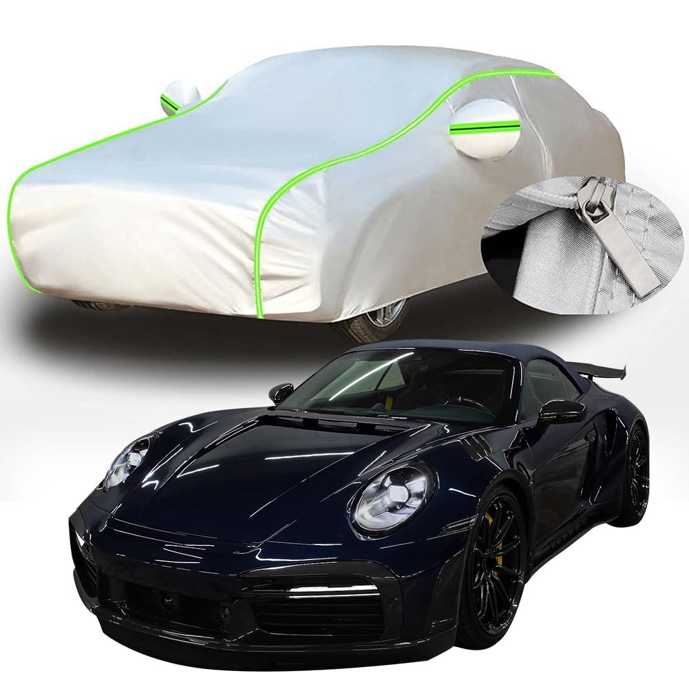 Vollgarage Autoabdeckung für 2023 Porsche 911 Turbo S by TopCar Design Porsche, Schnee/Kratzfest/Uv-Schutz Alles Wetter Oxford Schutzhülle,B von ZCHQF